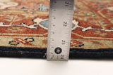 27145- Royal Heriz Hand-Knotted/Handmade Indian Rug/Carpet Traditional/Authentic/Size: 8'6" x 5'10"/259cm x 178cm