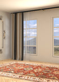 27144- Royal Heriz Hand-Knotted/Handmade Indian Rug/Carpet Traditional/Authentic/Size: 9'1" x 5'10"/277cm x 178cm