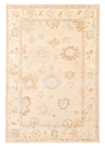 27159- Royal Ushak Hand-Knotted/Handmade Indian Rug/Carpet Traditional/Authentic/Size: 5'11" x 3'11"/180cm x 119cm