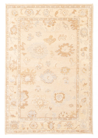 27159- Royal Ushak Hand-Knotted/Handmade Indian Rug/Carpet Traditional/Authentic/Size: 5'11" x 3'11"/180cm x 119cm