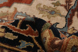 27146- Royal Heriz Hand-Knotted/Handmade Indian Rug/Carpet Traditional/Authentic/Size: 11'5" x 8'9"/348cm x 267cm