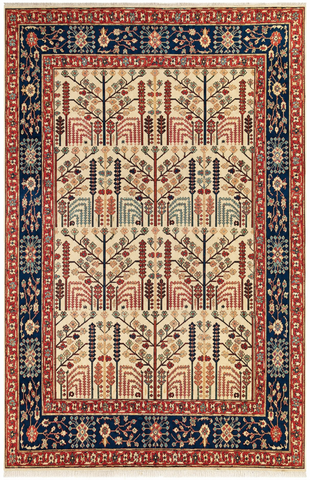 25002- Chobi Ziegler Afghan Hand-Knotted/Handmade/ Contemporary/Traditional/Size:   12'4" x 9'10"/376cm x 300cm
