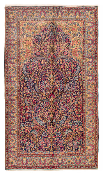 27091- Kerman/Hand-Knotted/Handmade Persian Rug/Carpet Traditional/Authentic/ Size: 8'1" x 5'0"