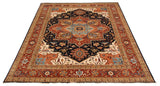 27141- Royal Heriz Hand-Knotted/Handmade Indian Rug/Carpet Traditional/Authentic/Size: 14'10" x 11'9"/452cm x 358cm