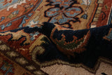 27147- Royal Heriz Hand-Knotted/Handmade Indian Rug/Carpet Traditional/Authentic/Size: 11'11" x 8'10"/363cm x 269cm