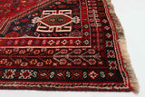 27372- Shiraz Persian Hand-knotted/Authentic/Traditional Nomadic/Tribal / Size: 8'8" x 5'6"/264cm x 168cm