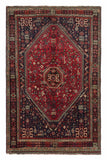 27371- Shiraz Persian Hand-Knotted/Authentic/Traditional Nomadic/Tribal / Size:8'10" x 5'8"/269cm x 173cm