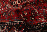 27371- Shiraz Persian Hand-Knotted/Authentic/Traditional Nomadic/Tribal / Size:8'10" x 5'8"/269cm x 173cm