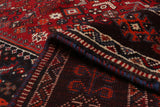 27371- Shiraz Persian Hand-Knotted/Authentic/Traditional Nomadic/Tribal / Size:8'10" x 5'8"/269cm x 173cm