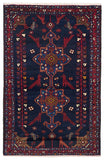 27881- Shiraz Persian Hand-knotted/Authentic/Traditional Nomadic/Tribal / Size: 6'9" x 4'3"/206cm x 130cm