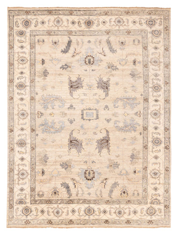 27148- Royal Ushak Hand-Knotted/Handmade Indian Rug/Carpet Traditional/Authentic/Size: 11'8" x 8'11"/351cm x 271cm
