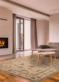 27148- Royal Ushak Hand-Knotted/Handmade Indian Rug/Carpet Traditional/Authentic/Size: 11'8" x 8'11"/351cm x 271cm