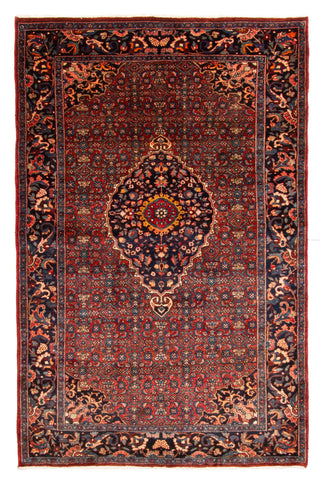 27375-Bidjar Hand-Knotted/Handmade Persian Rug/Carpet Traditional/ Authentic/ Size: 6'7"x 4'3"/201cm x 130cm