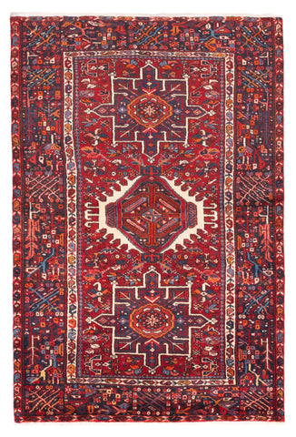 27376- Garadjeh Hand-Knotted/Handmade Persian Rug/Carpet Traditional/Authentic/Size:  6'9" x 4'6"/206cm x 137cm