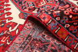 27380- Garadjeh Hand-Knotted/Handmade Persian Rug/Carpet Traditional/Authentic/Size: 6'6" x 4'8"/198cm x 142cm