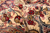 27853-Ghom Hand-knotted/Handmade Persian Rug/Carpet Traditional Authentic/ Size: 7'8" x 4'9"/203cm x 145cm