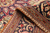 27853-Ghom Hand-knotted/Handmade Persian Rug/Carpet Traditional Authentic/ Size: 7'8" x 4'9"/203cm x 145cm