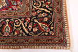 27853-Ghom Hand-knotted/Handmade Persian Rug/Carpet Traditional Authentic/ Size: 7'8" x 4'9"/203cm x 145cm