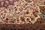 27853-Ghom Hand-knotted/Handmade Persian Rug/Carpet Traditional Authentic/ Size: 7'8" x 4'9"/203cm x 145cm