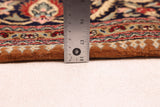 27853-Ghom Hand-knotted/Handmade Persian Rug/Carpet Traditional Authentic/ Size: 7'8" x 4'9"/203cm x 145cm