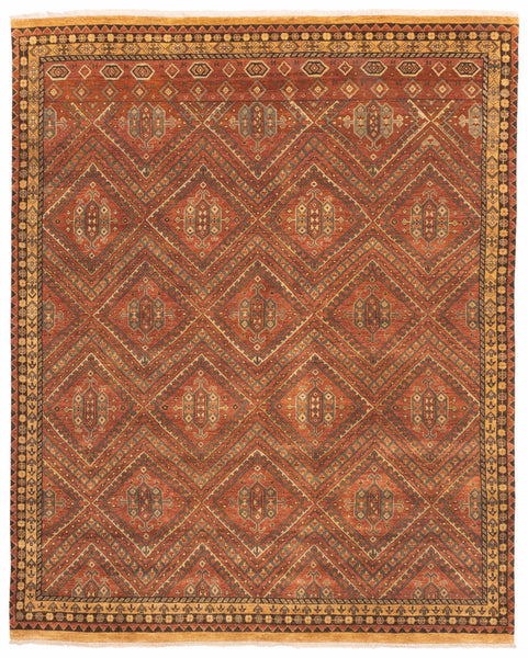 27848- Royal Heriz Hand-Knotted/Handmade Indian Rug/Carpet Traditional/Authentic/Size:  9'9" x 7'10"/297cmx 239cm