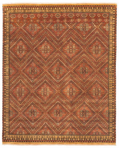 27848- Royal Heriz Hand-Knotted/Handmade Indian Rug/Carpet Traditional/Authentic/Size:  9'9" x 7'10"/297cmx 239cm