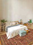 27848- Royal Heriz Hand-Knotted/Handmade Indian Rug/Carpet Traditional/Authentic/Size:  9'9" x 7'10"/297cmx 239cm