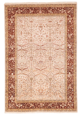 27385- Royal Heriz Hand-Knotted/Handmade Indian Rug/Carpet Traditional/Authentic/Size: 8'0" x 5'6"/244cm x 168cm