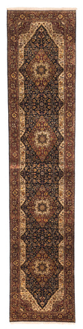 27393- Royal Heriz Hand-Knotted/Handmade Indian Rug/Carpet Traditional/Authentic/Size 12'0" x 2'6"/366cmx 76cm