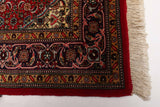27397- Tabriz Persian Hand-knotted Carpet Authentic/Traditional Carpet/Rug/Size: 4'8" x 3'5"/142cm x 104cm