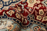 27398-Sarough Hand-Knotted/Handmade Persian Rug/Carpet Traditional Authentic/ Size: 6'5"x 4'8"/196cm x 142cm