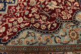 27398-Sarough Hand-Knotted/Handmade Persian Rug/Carpet Traditional Authentic/ Size: 6'5"x 4'8"/196cm x 142cm