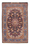 27399- Isfahan Persian Hand-Knotted Authentic/Traditional Carpet/Rug/ Size: 5'6" x 3'7"/168cmx 109cm