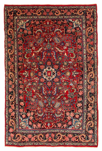 27392-Bidjar Hand-Knotted/Handmade Persian Rug/Carpet Traditional/ Authentic/ Size: 7'0"x 4'6"/213cm x 137cm