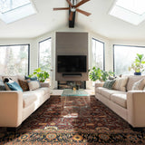 27390- Royal Heriz Hand-Knotted/Handmade Indian Rug/Carpet Traditional/Authentic/Size 11'10" x 9'1"/361cmx 277cm