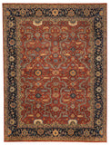 27389- Royal Heriz Hand-Knotted/Handmade Indian Rug/Carpet Traditional/Authentic/Size: 11'8" x 8'9"/356cmx 267cm