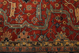 27389- Royal Heriz Hand-Knotted/Handmade Indian Rug/Carpet Traditional/Authentic/Size: 11'8" x 8'9"/356cmx 267cm