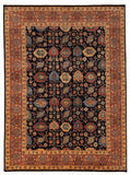 27388- Royal Heriz Hand-Knotted/Handmade Indian Rug/Carpet Traditional/Authentic/Size 12'0" x 8'10"/366cmx 269cm