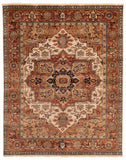 27842- Royal Heriz Hand-Knotted/Handmade Indian Rug/Carpet Traditional/Authentic/Size: 9'10" x 7'11"/300cmx 241cm