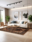 27838- Royal Heriz Hand-Knotted/Handmade Indian Rug/Carpet Traditional/Authentic/Size: 9'11" x 7'9"/302cmx 236cm