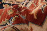 27838- Royal Heriz Hand-Knotted/Handmade Indian Rug/Carpet Traditional/Authentic/Size: 9'11" x 7'9"/302cmx 236cm