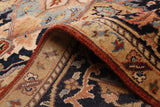 27838- Royal Heriz Hand-Knotted/Handmade Indian Rug/Carpet Traditional/Authentic/Size: 9'11" x 7'9"/302cmx 236cm