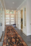 27876- Royal Heriz Hand-Knotted/Handmade Indian Rug/Carpet Traditional/Authentic/Size: 11'8" x 2'7"/356cmx 79cm