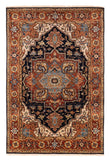 27888- Royal Heriz Hand-Knotted/Handmade Indian Rug/Carpet Traditional/Authentic/Size: 5'10" x 4'0"/178cmx 122cm