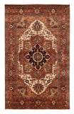 27863- Royal Heriz Hand-Knotted/Handmade Indian Rug/Carpet Traditional/Authentic/Size: 8'8" x 5'6"/264cmx 168cm