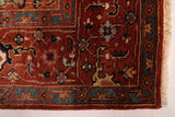 27863- Royal Heriz Hand-Knotted/Handmade Indian Rug/Carpet Traditional/Authentic/Size: 8'8" x 5'6"/264cmx 168cm