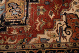 27859- Royal Heriz Hand-Knotted/Handmade Indian Rug/Carpet Traditional/Authentic/Size:  8'9" x 5'10"/267cmx 178cm
