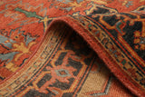 27884- Royal Heriz Hand-Knotted/Handmade Indian Rug/Carpet Traditional/Authentic/Size: 5'11" x 4'2"/180cmx 127cm