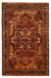 27885- Royal Heriz Hand-Knotted/Handmade Indian Rug/Carpet Traditional/Authentic/Size: 6'2" x 4'0"/188cmx 122cm