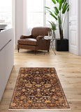 27886- Royal Heriz Hand-Knotted/Handmade Indian Rug/Carpet Traditional/Authentic/Size: 6'1" x 4'0"/185cmx 122cm